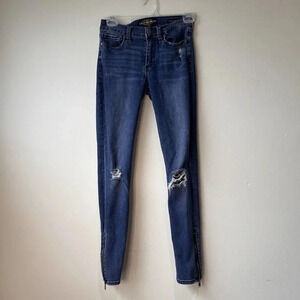 Lucky Brand Jeans 2/26 Blue Brooke Legging Jean Mid Rise Medium Wash Womens